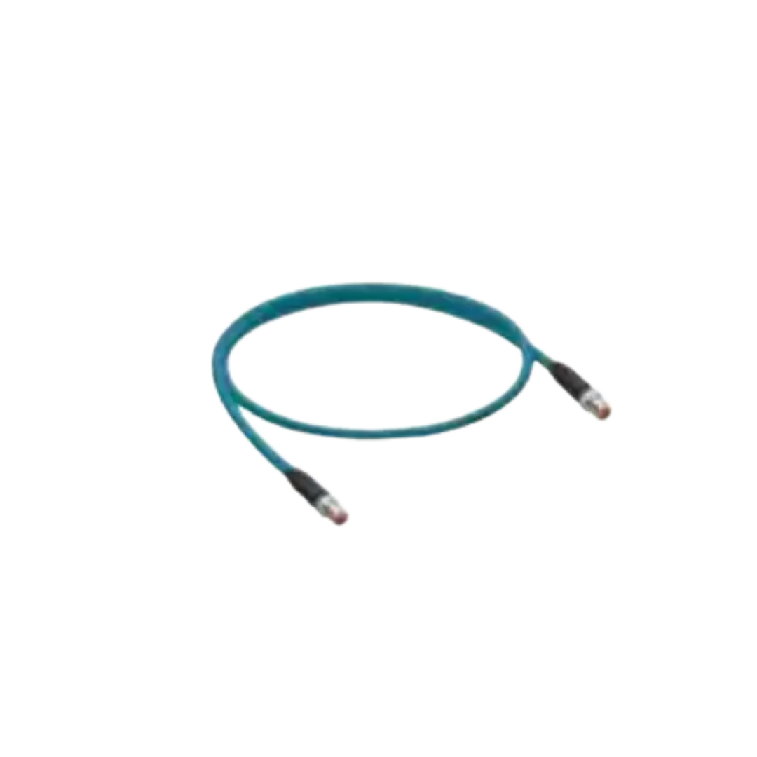 M12 Industrial Ethernet Double-ended cord set male - male